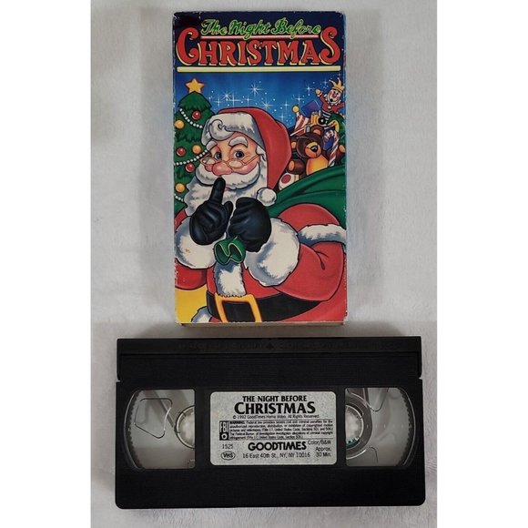 The Night Before Christmas VHS 1992 GoodTimes Home Video Kids Klassics - Picture 4 of 7